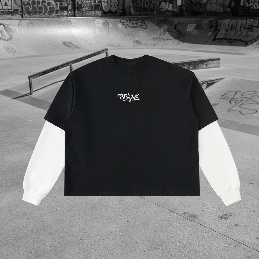 Layered GrayEarth Double Tee