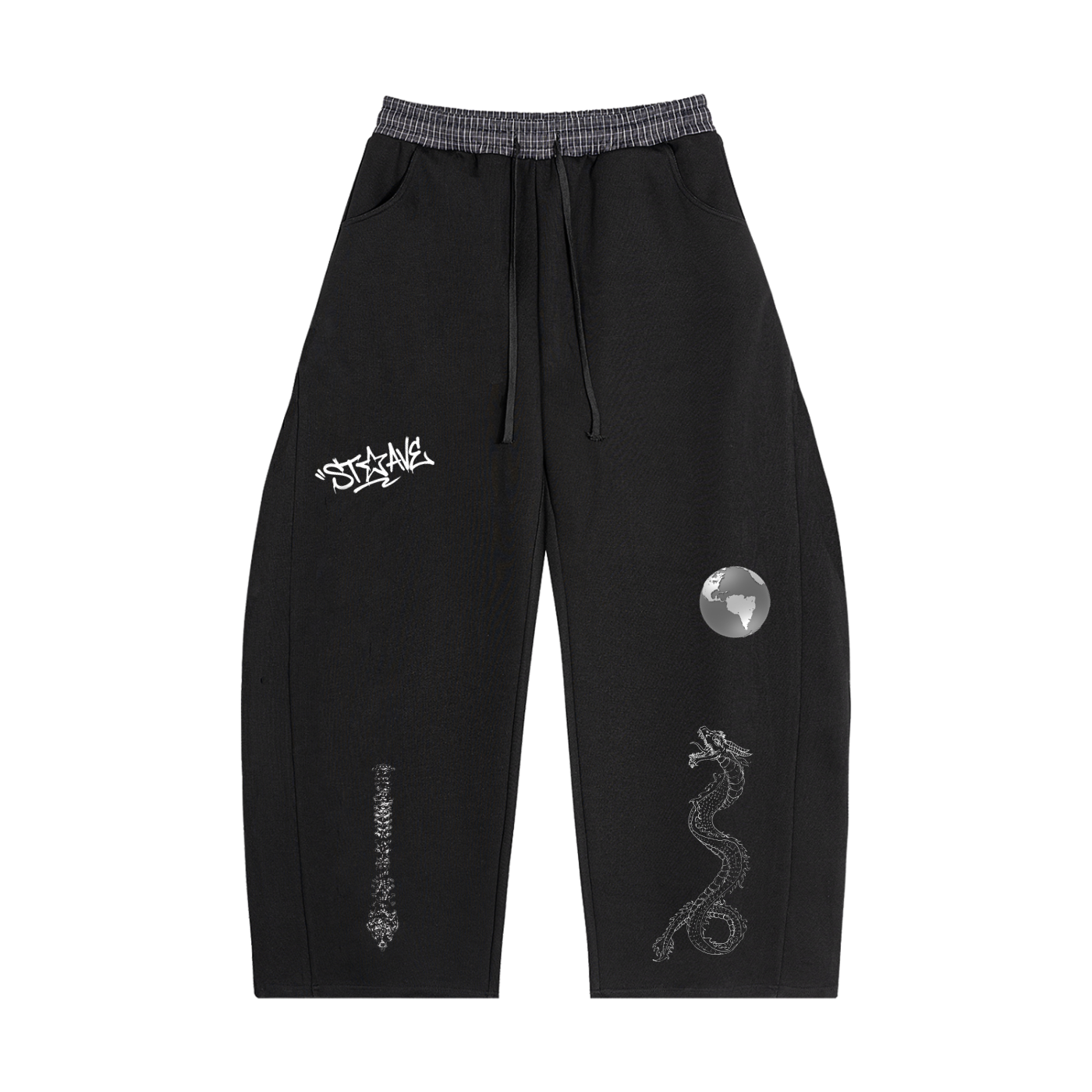 Black WaistBand Sweats