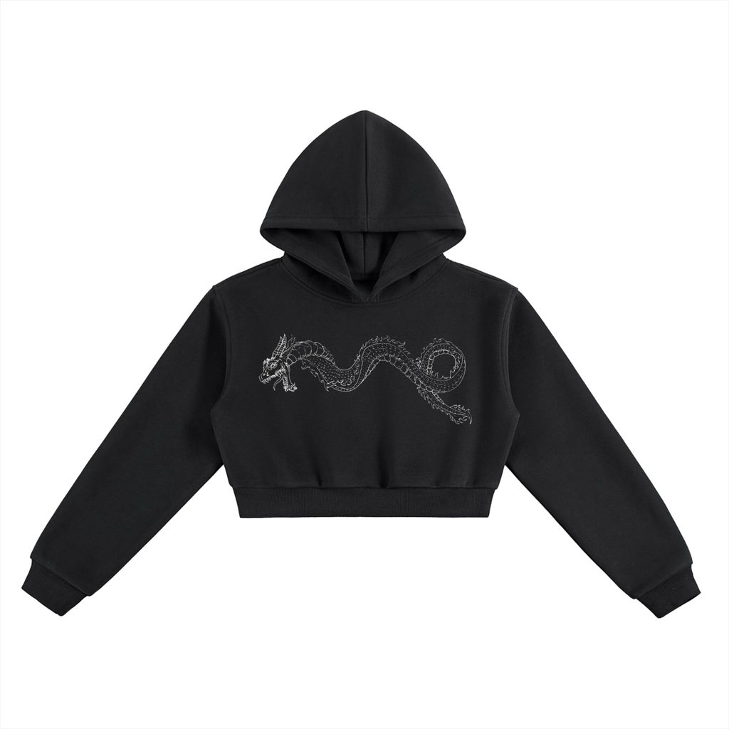 GrayEarth Cropped Hoodie