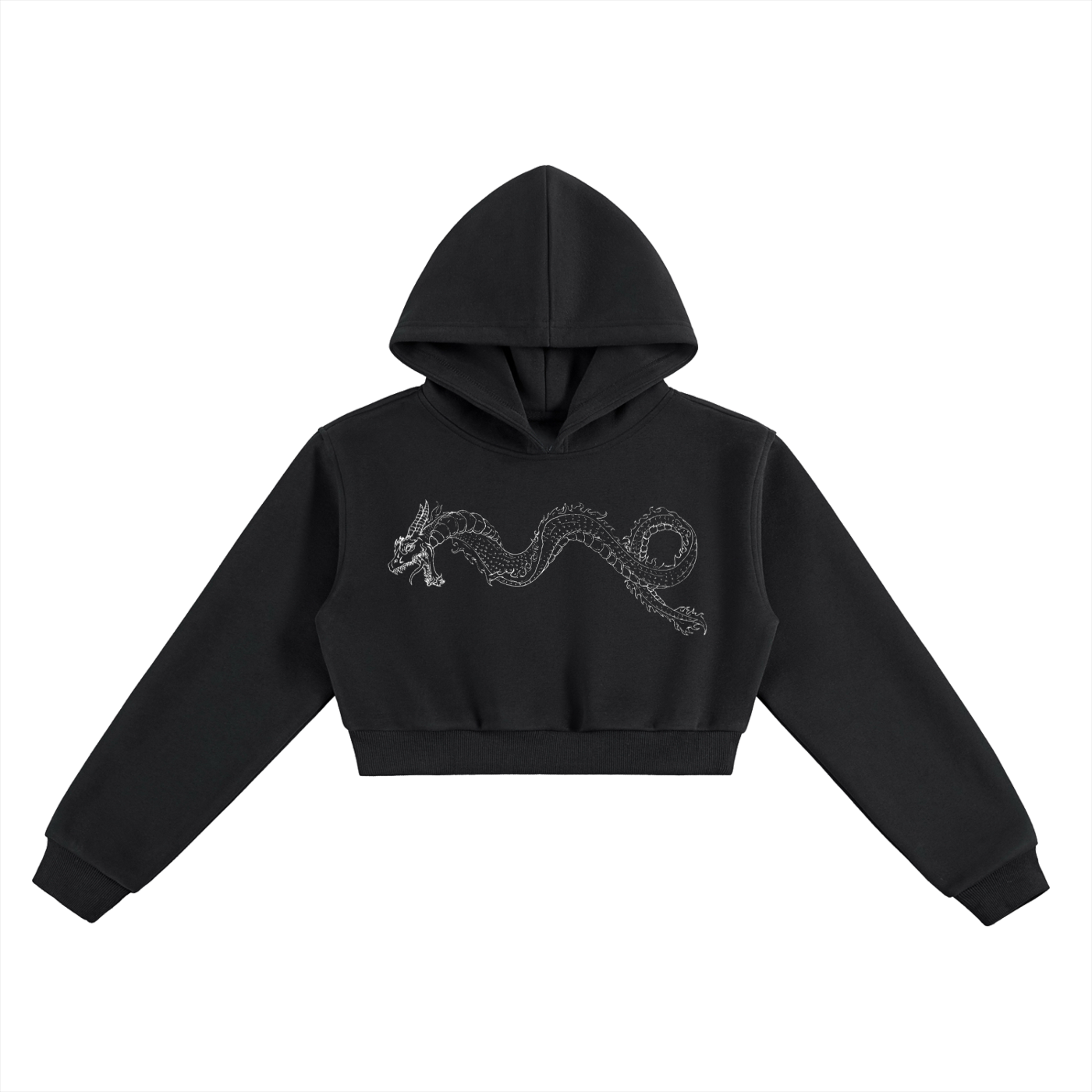 GrayEarth Cropped Hoodie