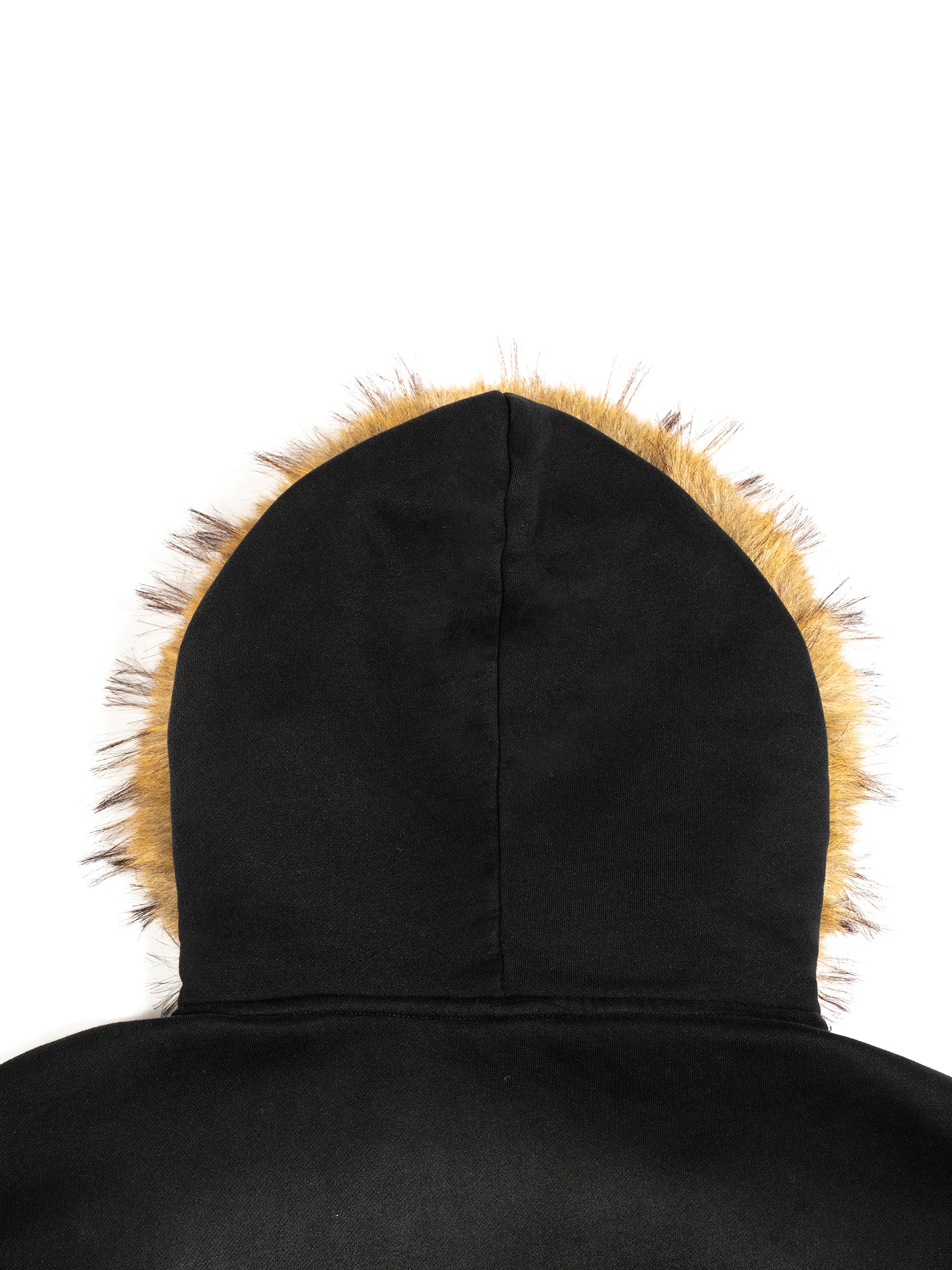 Skellie Fur Hoodie
